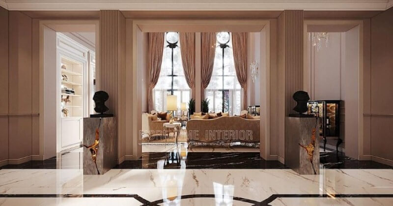 Sắp xếp nội thất biệt thự cao cấp đẹp sang trọng Vinhomes Imperia Hải Phòng. Mẫu nội thất biệt thự đẹp