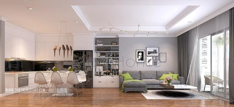 Thiết kế nội thất căn hộ Park hill đẹp Nội thất chung cư hiện đại