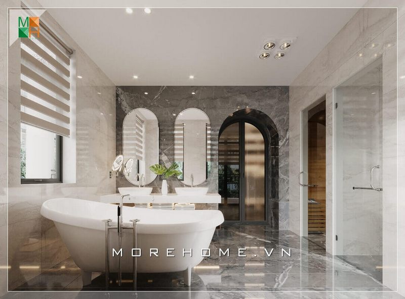 Mẫu thiết kế nội thất phòng tắm hiện đại cao cấp nhất dành cho nhà phố, biệt thự, chung cư