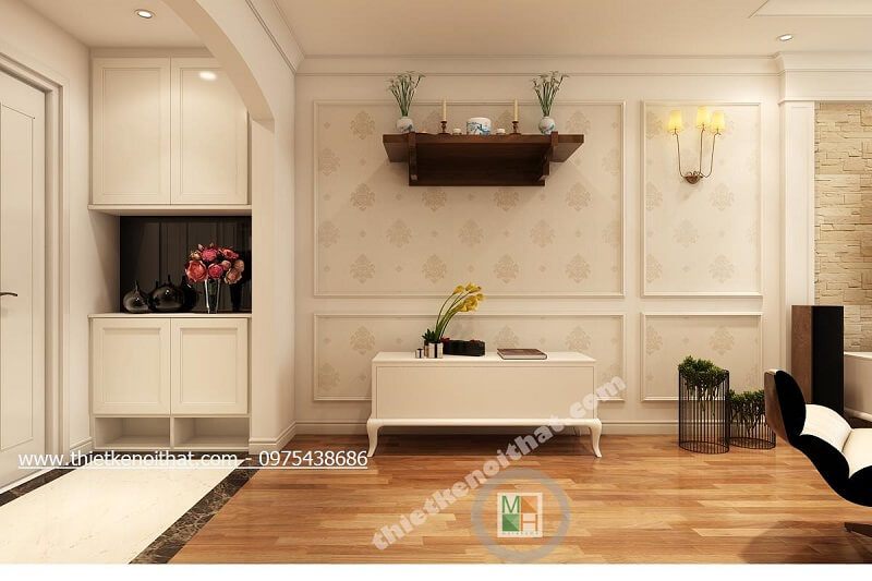 Kích thước phong thủy của mẫu bàn thờ chung cư hiện đại, lỗ ban chuẩn đem lại may mắn, sức khỏe và tài lộc cho chủ nhà.